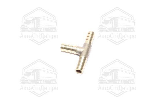 З'єднувач на шланг (трійник, латунь) Т-обр. 8*8*8мм (AIRKRAFT)