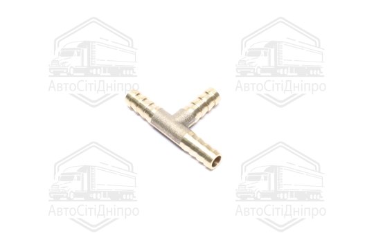 З'єднувач на шланг (трійник, латунь) Т-обр. 8*8*8мм (AIRKRAFT)