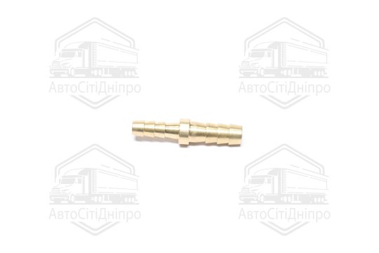 Двосторонній з'єднувач на шланг (латунь) 6*8мм AIRKRAFT HRC04-05(AIRKRAFT)