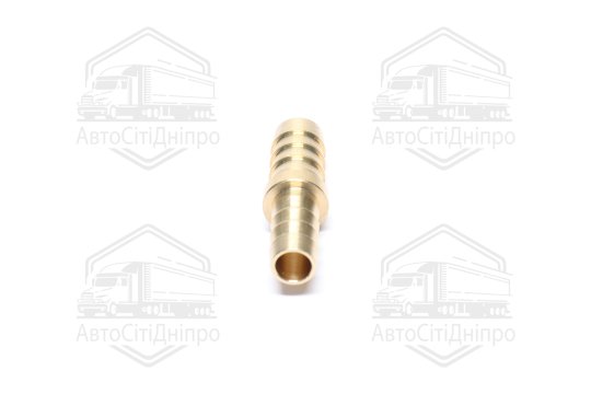 Двосторонній з'єднувач на шланг (латунь) 10*12мм (AIRKRAFT)