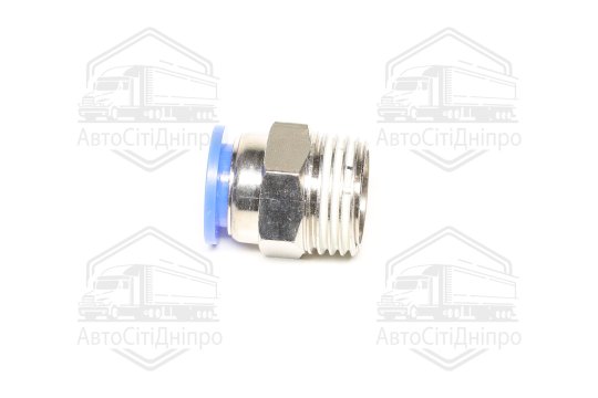 З'єднання цангове PU/PR (пряме, шланг - зовніш. різьблення) 12ммX1/2" (AIRKRAFT)