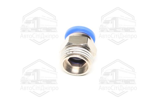 З'єднання цангове PU/PR (пряме, шланг - зовніш. різьблення) 12ммX1/2" (AIRKRAFT)