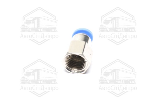 З'єднання цангове PU/PR (пряме, шланг - внутр. різьблення) 6ммX1/4"(AIRKRAFT)