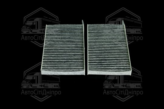 Фільтр салону HYUNDAI H1 08- (2шт.) вугільний (вир-во ALPHA FILTER)