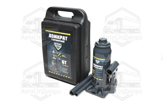 Домкрат 6т гідравл.,пластик H 215 /400 <ARMER>