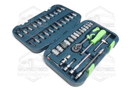 Набір головок і біт 46 од., Квадрат 1/4 CR-V <ARMER>