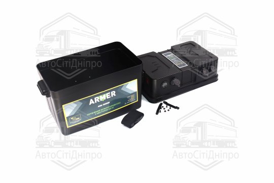 Інвертор 12V-220V/500W/чиста сиусоїда з блоком під акумулятор <ARMER>
