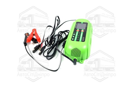 Зарядний пристрій 10А, 12/24V мікропроц., 10-ступ. зарядки, ф-ція пам'яті режимів <ARMER>