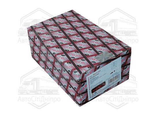 Колодки гальмівні передні дискові NISSAN MICRA III, NOTE, TIIDA (вир-во ASHIKA)