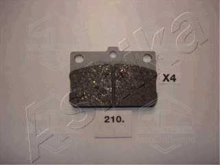 Колодки гальмівні передні дискові TOYOTA RAV 4 (вир-во ASHIKA)