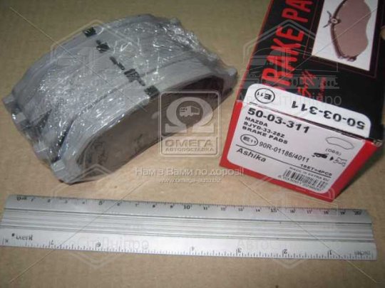 Колодки гальмівні передні дискові MAZDA 323 (вир-во ASHIKA)