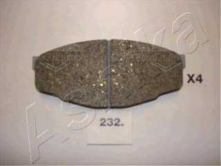 Колодки гальмівні передні дискові MAZDA 323 (вир-во ASHIKA)