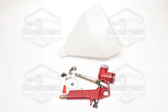 Пневматичний розпилювач для нанесення штукатурки пластиковий бачок (AUARITA)