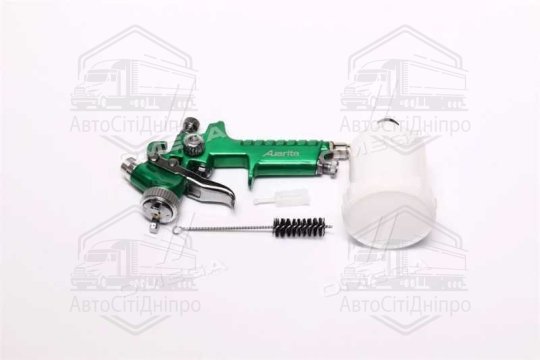 Краскопульт пневматичний тип HVLP верхній пластиковий бачок, d-0,8 мм (AUARITA)