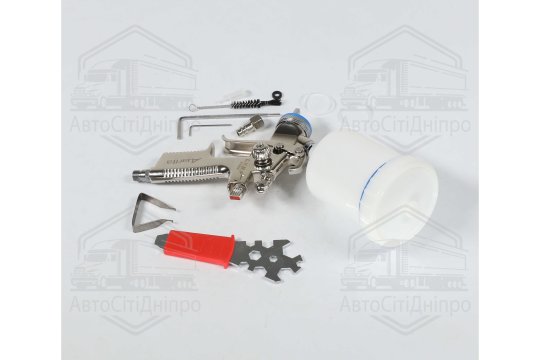 Краскопульт пневматичний LVMP верх.пласт.бачок 600мл, форсунка-1,4мм (AUARITA)