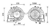 Вентилятор салону MB, VW (вир-во AVA)