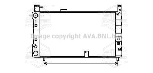 Радіатор охолодження CAMRY 22i AT 96-01(вир-во AVA)