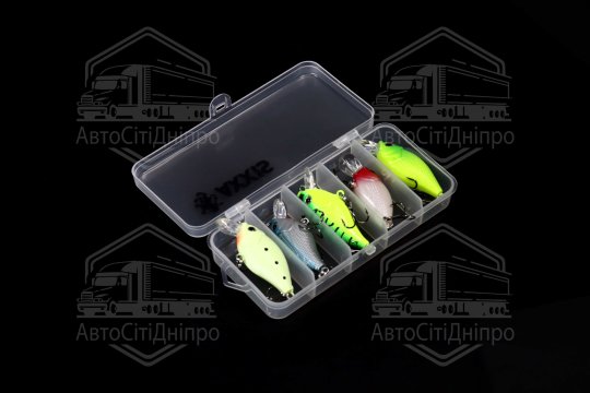 Набір приманок (блешень) для спінінга 5шт 55mm/7g <AXXIS>