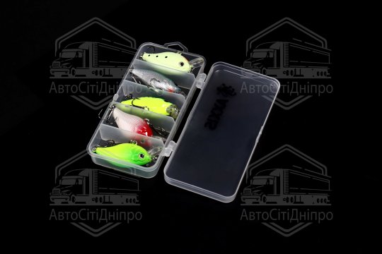 Набір приманок (блешень) для спінінга 5шт 55mm/7g <AXXIS>