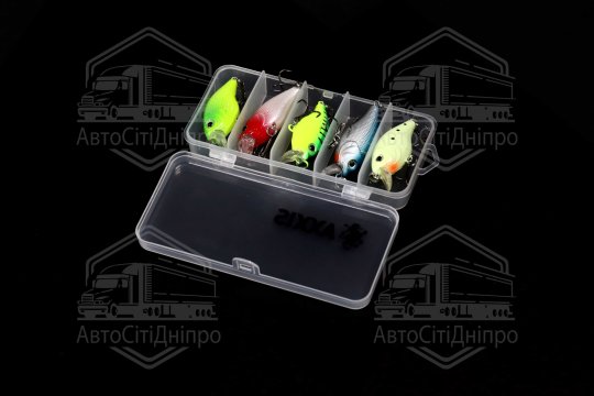 Набір приманок (блешень) для спінінга 5шт 55mm/7g <AXXIS>