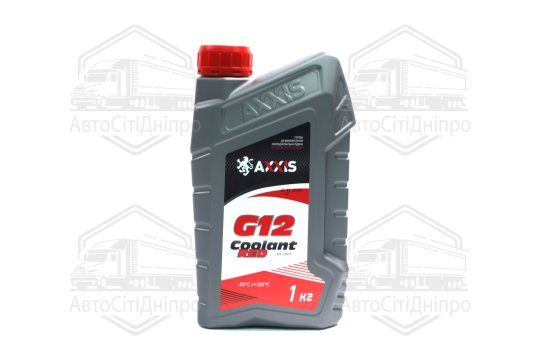 Антифриз RED G12 Сoolant <AXXIS> (червоний) (Каністра 1кг)