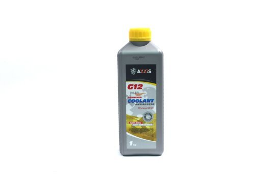 Антифриз YELLOW G12 Сoolant <AXXIS> (жовтий) (Каністра 1кг)
