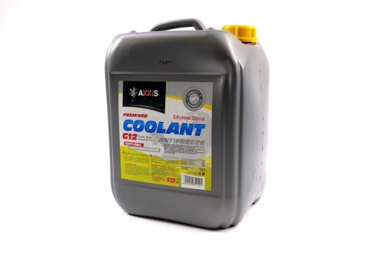 Антифриз YELLOW G12 Сoolant <AXXIS> (жовтий) (Каністра 10кг)