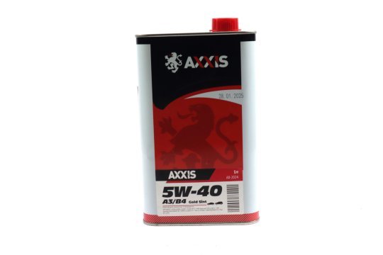 Масло моторн. AXXIS 5W-40 A3/B4 Gold Sint (Каністра 1л)