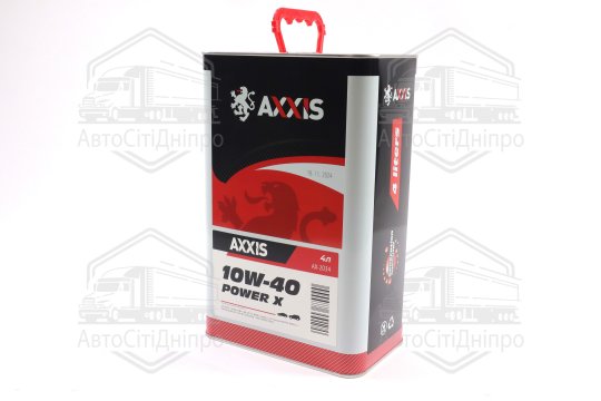 Олива моторн. AXXIS 10W-40 Power Х (Каністра 4л)