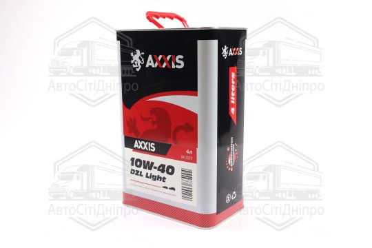 Олива моторн. AXXIS 10W-40 DZL Light (Каністра 4л)