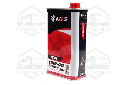 Олива моторна AXXIS MOTO 2T 10W-40 (Каністра 1л)