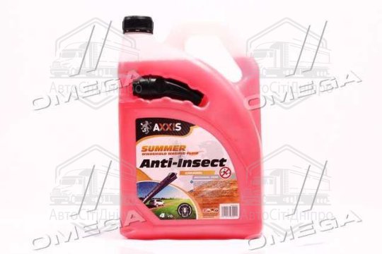 Омивач скла літо Caramel (каністра з лейк.) 4л <AXXIS>