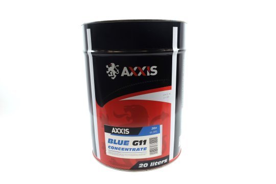 Антифриз <AXXIS> BLUE концентрат G11 (-80C) синій (Каністра 20л/22,4кг)
