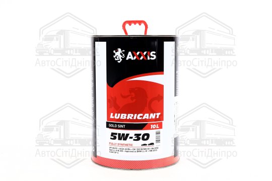 Олива моторн. AXXIS 5W-30 Gold Sint (Каністра 10л)