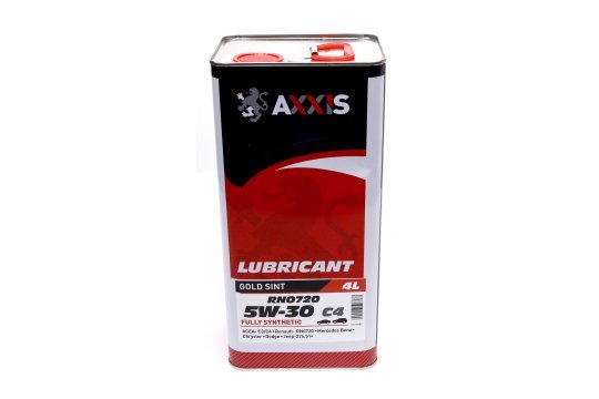 Масло моторн. AXXIS 5W-30 С4 RN0720 (Каністра 4л)