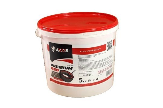Паста для монтажу колес PREMIUM RED з ущільнювачем бортів 5кг <AXXIS>