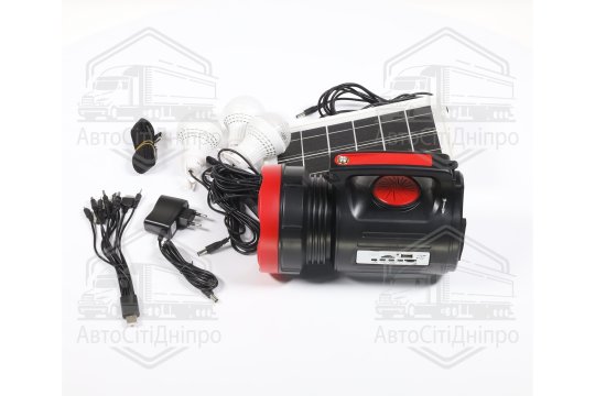 Ліхтар акумуляторний + 3ламп.<AXXIS>