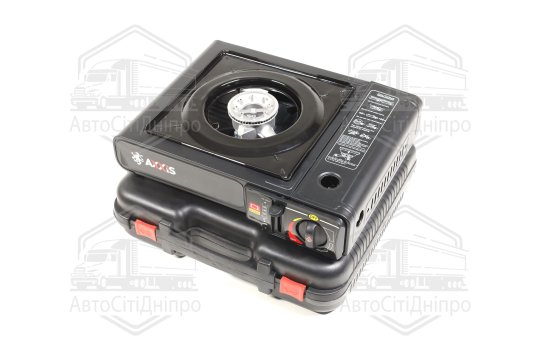 Плита газова портативна (зі штуцером під великий балон) <AXXIS>