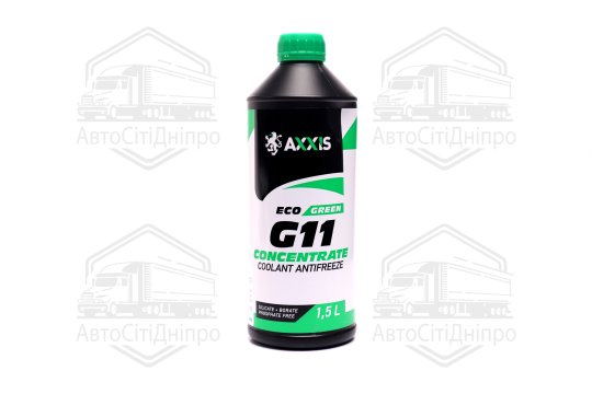 Антифриз концентрат ECO-80C GREEN G11 (зелений) 1,5л <AXXIS>