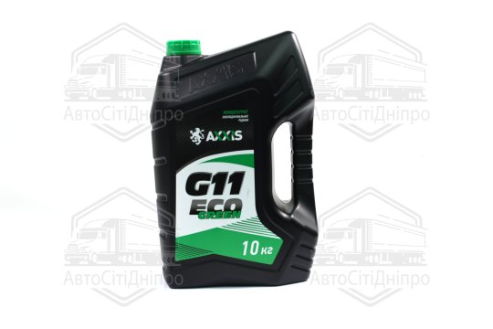 Антифриз концентрат ECO-80C GREEN G11 зелений 10кг <AXXIS>