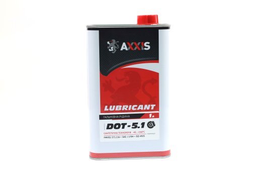 Рідина гальм. AXXIS DOT5.1 (Каністра 1л)
