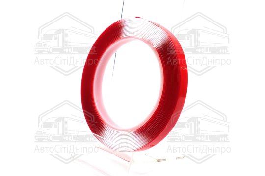 Скотч двосторонній 10mm x 5m професійний RED <AXXIS>