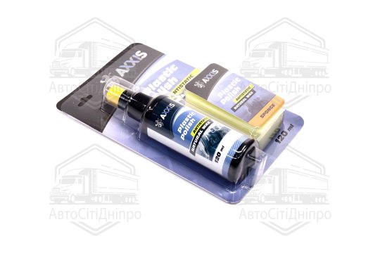 Очисник-поліроль пластику салону з губкою 120ml <AXXIS>