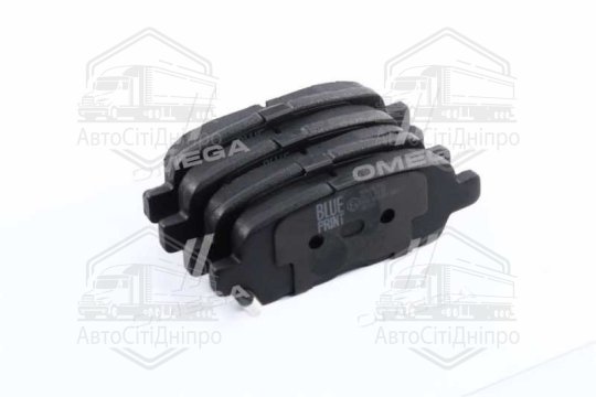 Колодки гальмівні дискові задні Nissan, Renault (вир-во Blue Print)