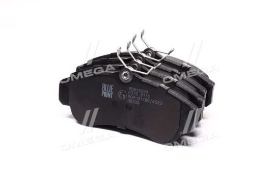 Колодки гальмівні дискові передні Nissan (вир-во Blue Print)