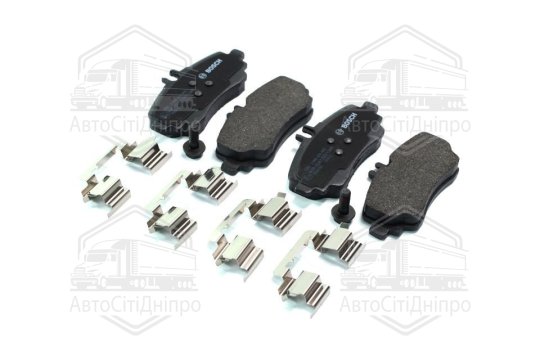 Колодка гальм. диск. MARCEDES A-CLASS (W168) передн. (вир-во Bosch)