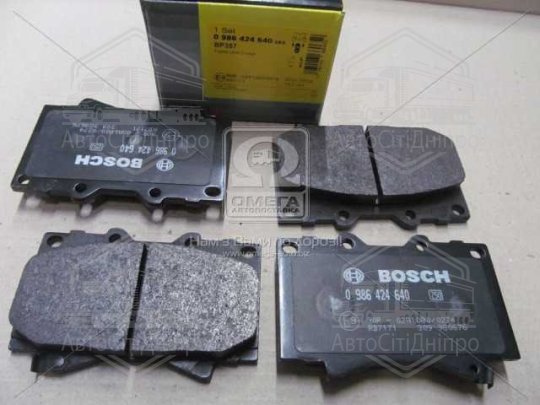 Колодка гальм. диск. TOYOTA LAND CRUISER (_J7_), LAND CRUISER 100 (_J10_) передн. (вир-во Bosch)