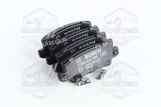 Колодка гальм. диск. TOYOTA COROLLA задн. (вир-во Bosch)