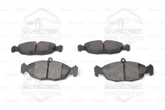 Колодка гальм. диск. DAEWOO LANOS 1.5/1.6 (KLAT), NEXIA передн. (вир-во Bosch)