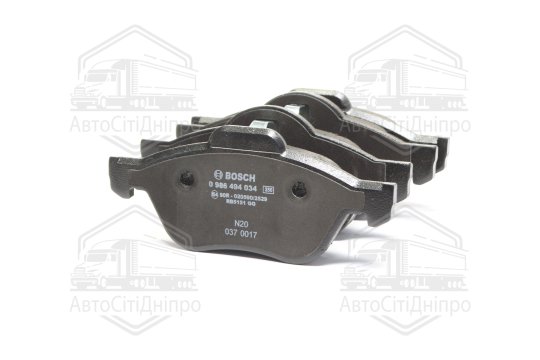 Колодка гальм. диск. RENAULT MEGANE II, передн. (вир-во Bosch)